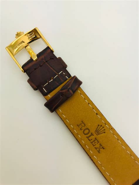 rolex leather strap watch|genuine rolex leather watch straps.